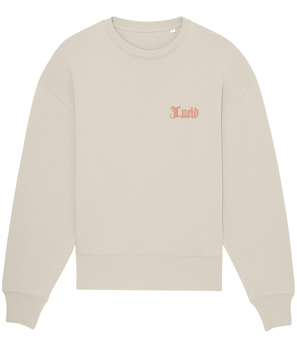 Love Heart Leopard Oversized Crewneck