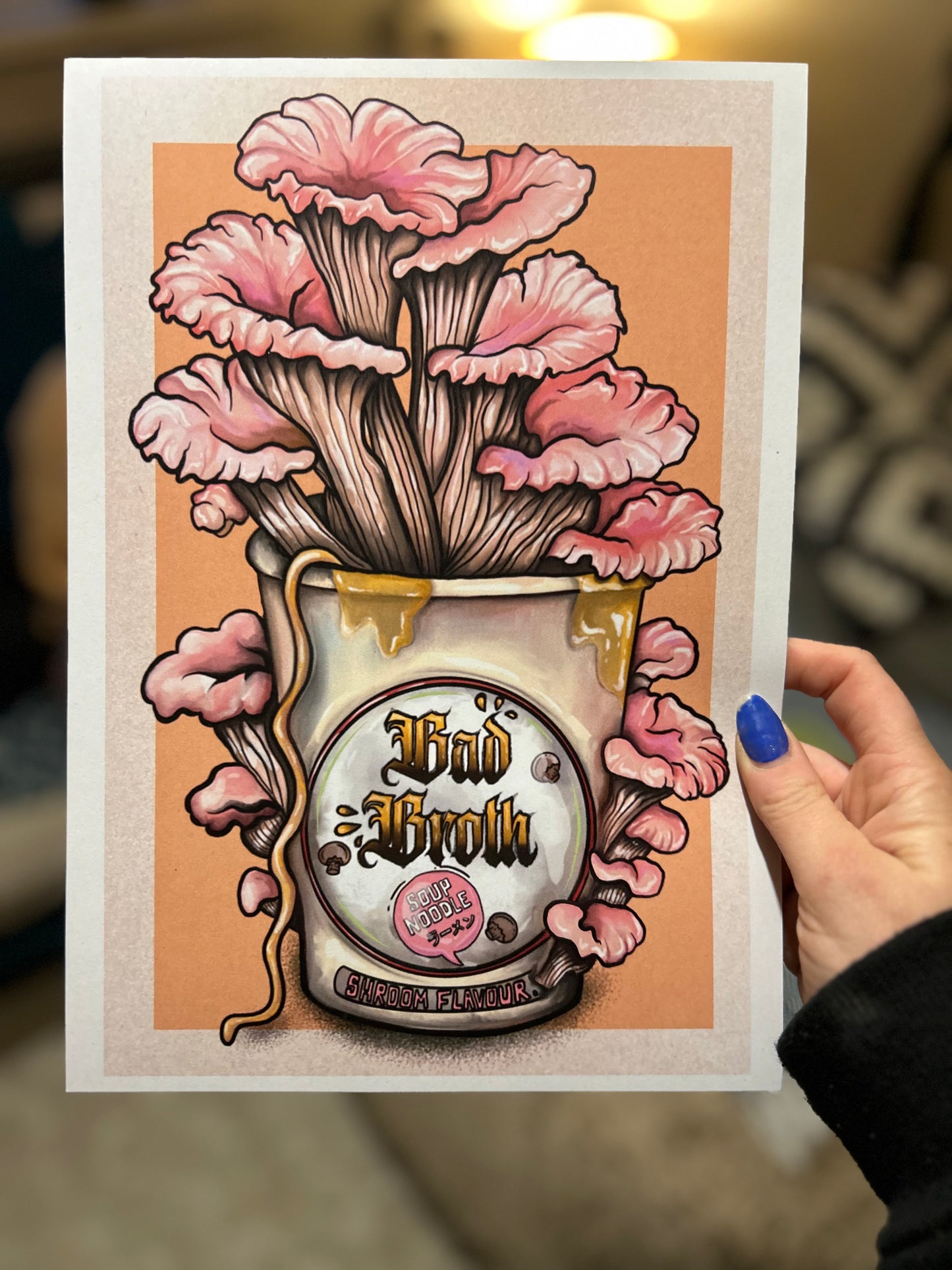 Bad Broth Shroom Print