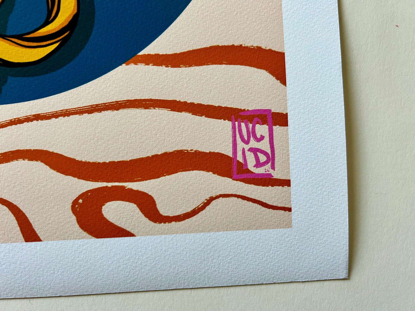 Tiger Chasing Mouse Giclée Print