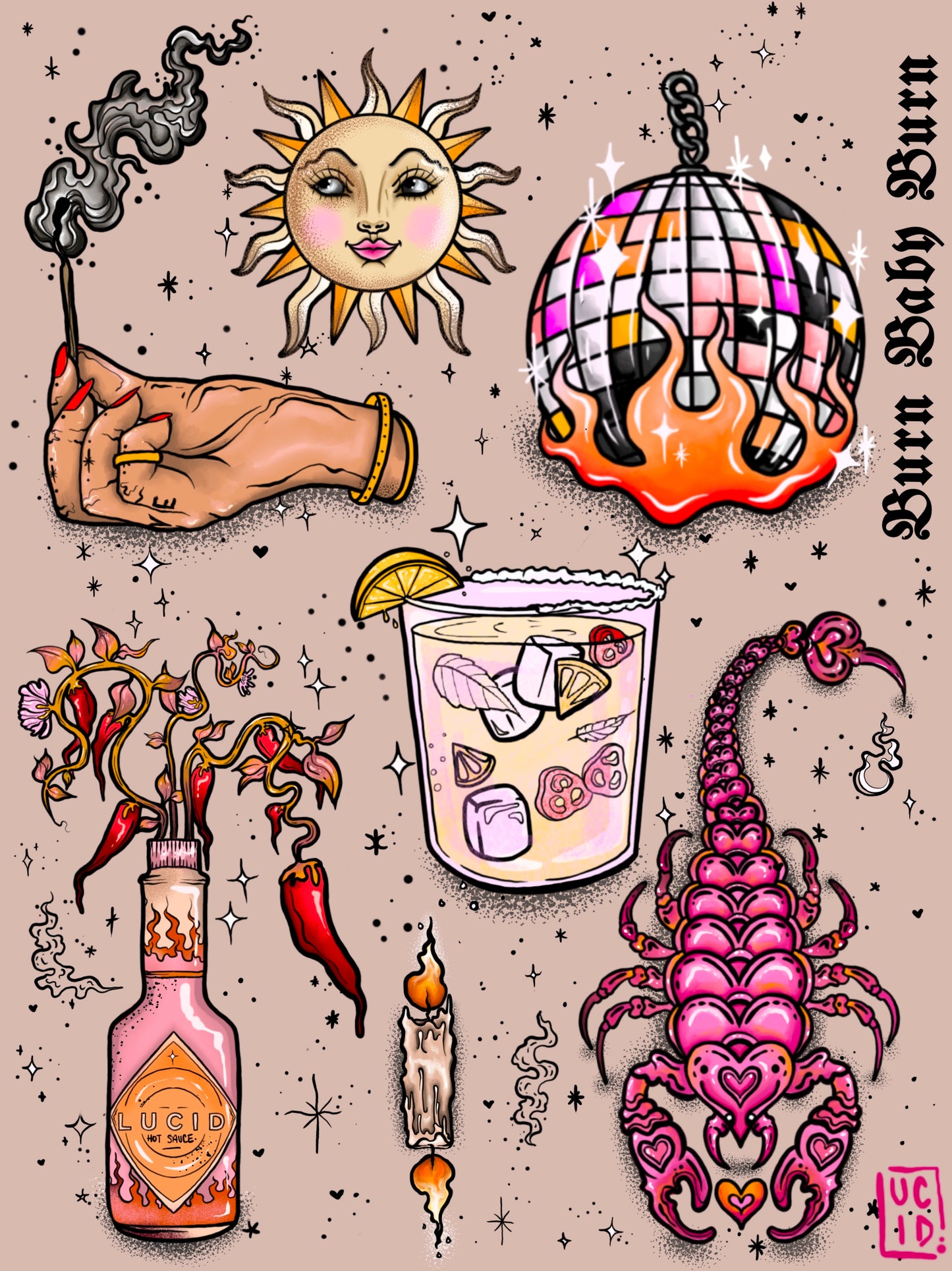 Hot Hot Hot Flash Print