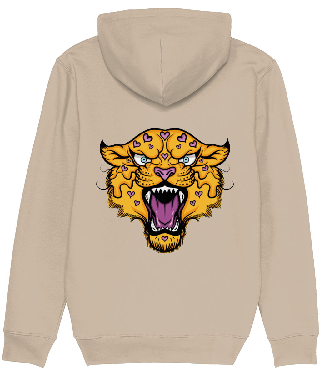 Love Heart Leopard Hoodie