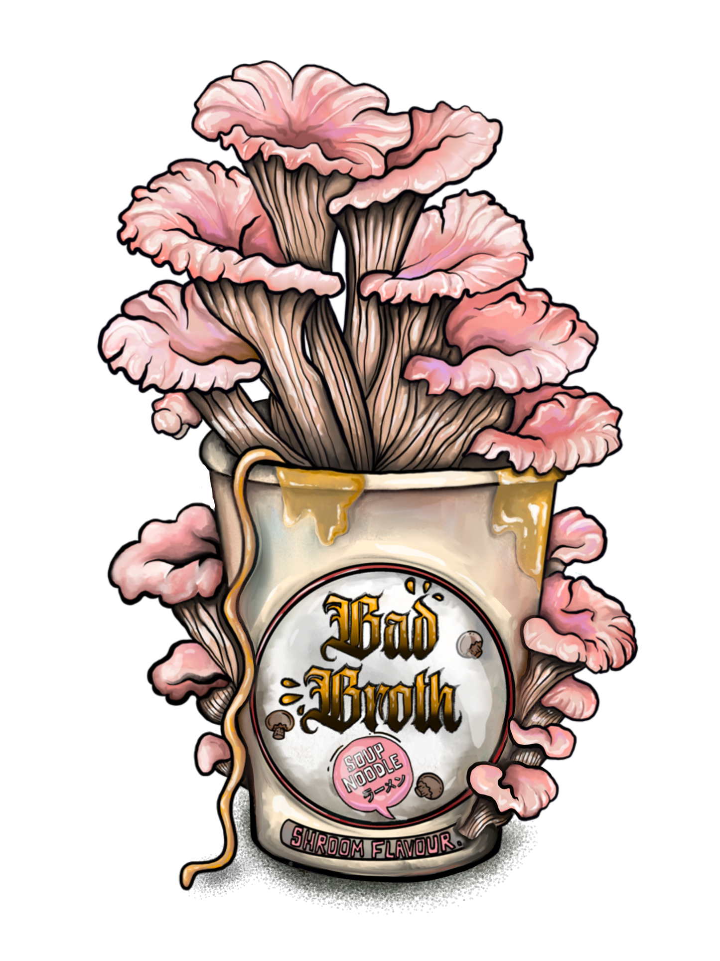 Bad Broth Shroom Overszed T-shirt